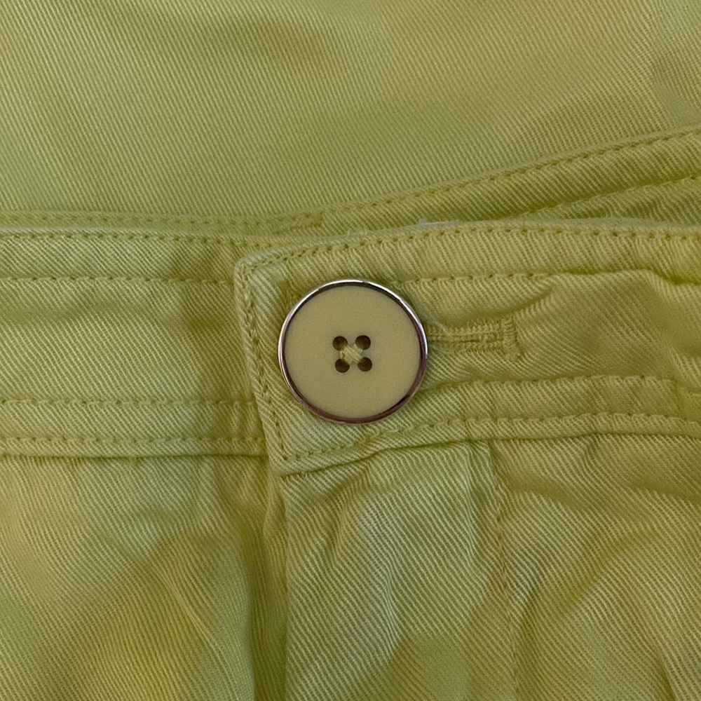 💛 2 💛 NWT Anthro Pants Trousers Wide Leg Bright Low Rise Patch Pockets​ - Picture 6 of 9